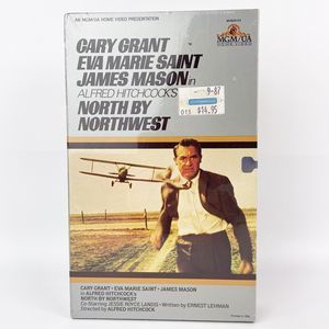 North By Northwest Sealed VHS 1983 MGM/UA Big Box - Very Rare